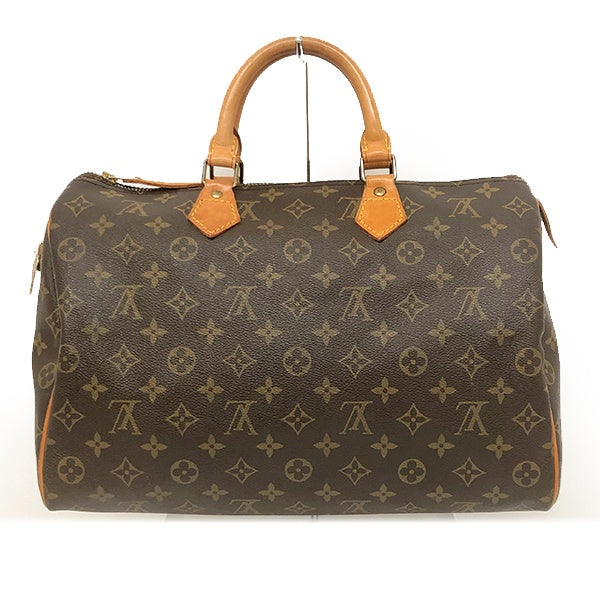 Louis Vuitton M41524 Speedy 35 Monogram Mini Boston Bag, Brown
