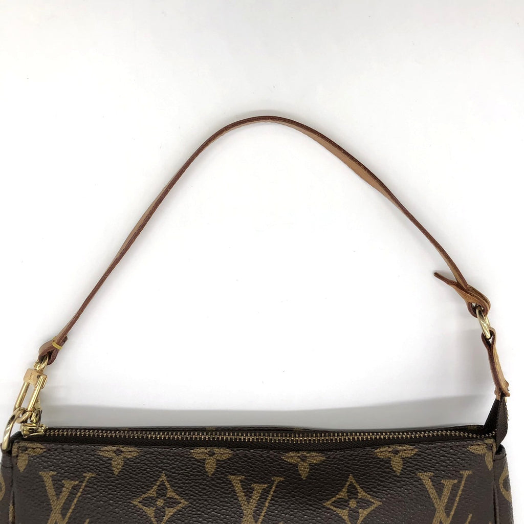 Louis Vuitton M51980 Pochette Accessoires Handbag in Brown Monogram Canvas/Leather
