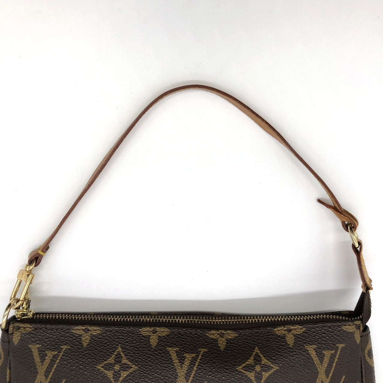 Louis Vuitton M51980 Pochette Accessoires Handbag in Brown Monogram Canvas/Leather