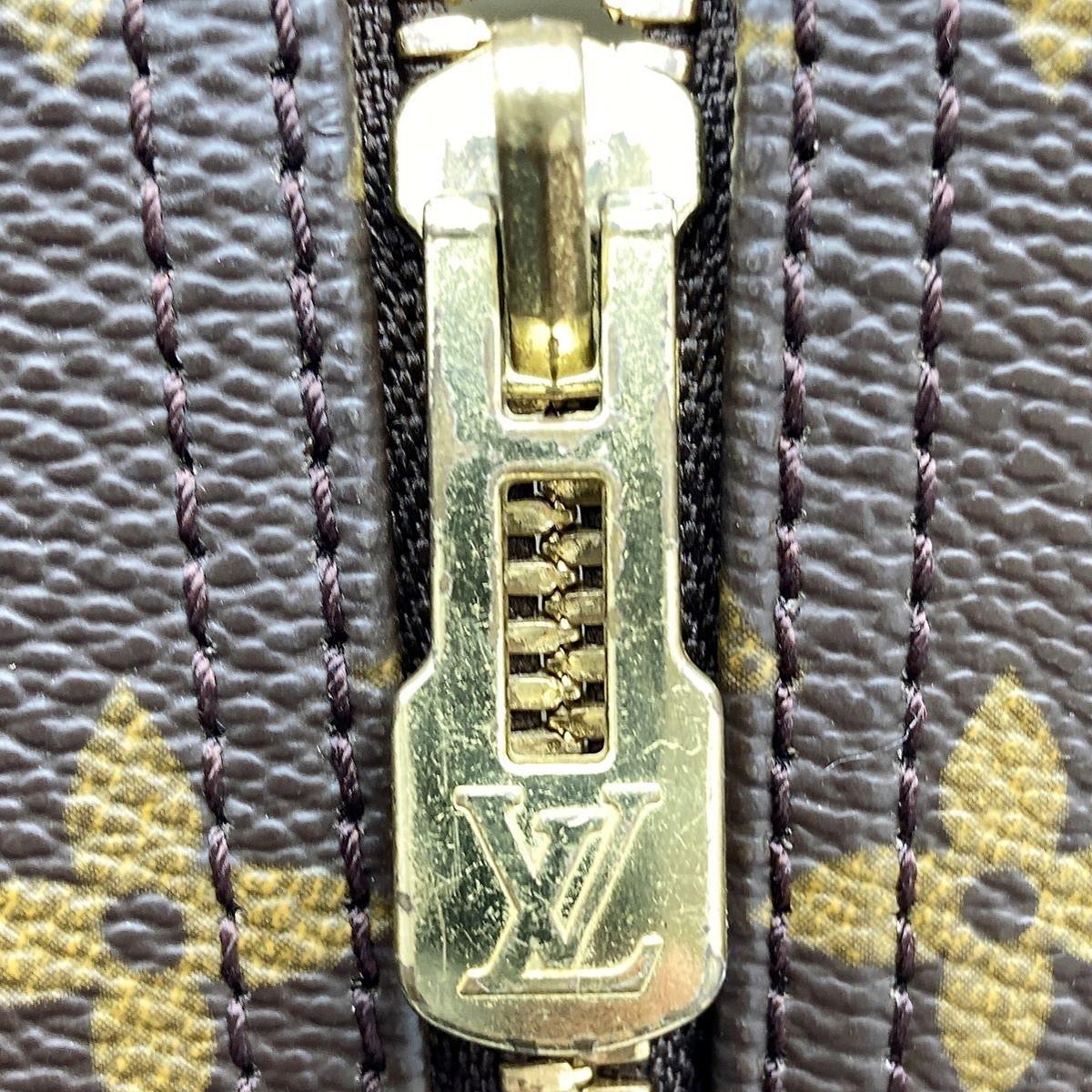Louis Vuitton M47270 Bowling Vanity (Deauville) Handbag Monogram Brown