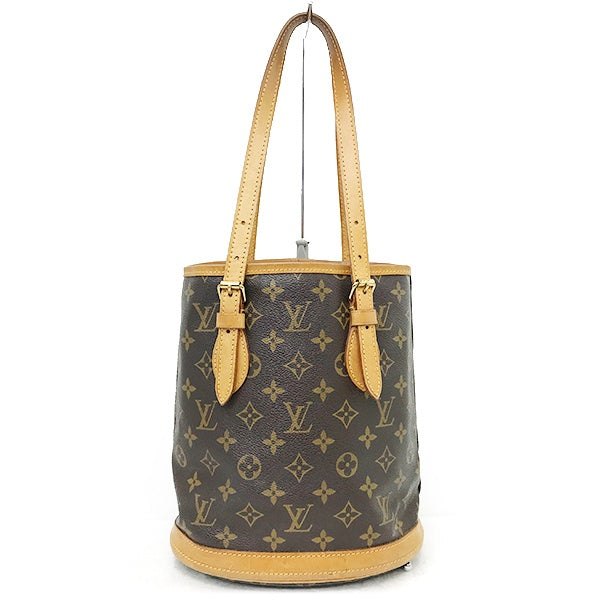 Louis Vuitton Bucket PM/M42238 Monogram Tote Bag/Shoulder Bag, Non-sticky