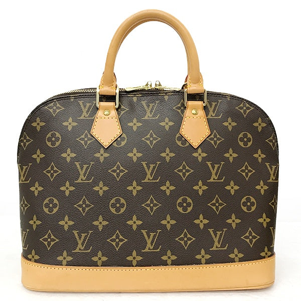 Louis Vuitton M51130/Alma (old) Monogram Handbag in Brown Monogram Canvas