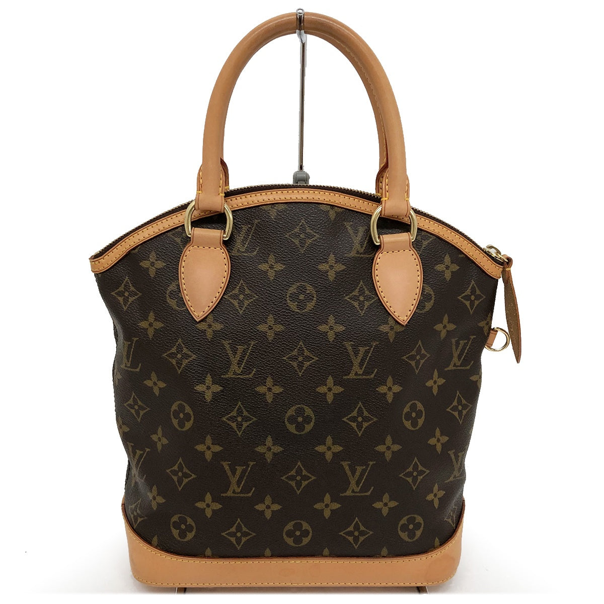 Louis Vuitton M40102 Lockit Monogram Handbag in Brown Monogram Canvas/Leather