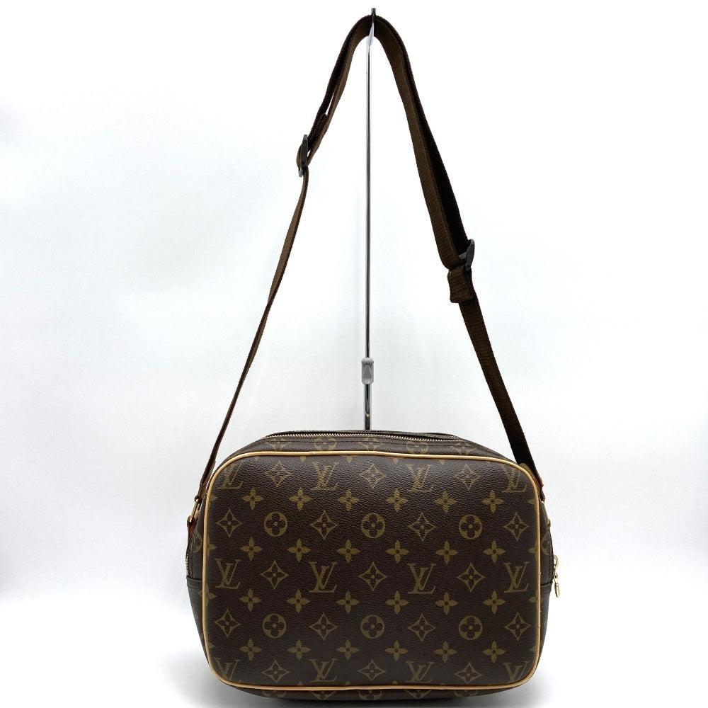 Louis Vuitton Reporter PM Shoulder Bag in Monogram Canvas and PVC in Brown, M45254