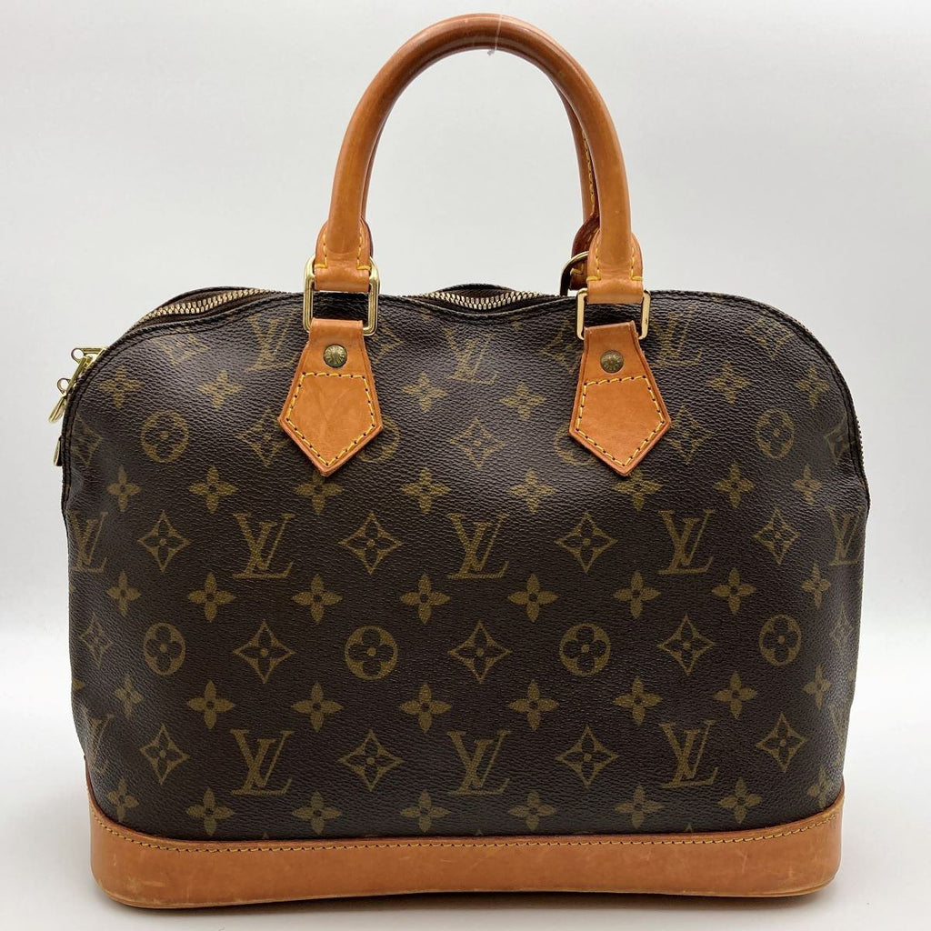 Louis Vuitton M51130 Alma Handbag Monogram Canvas Brown