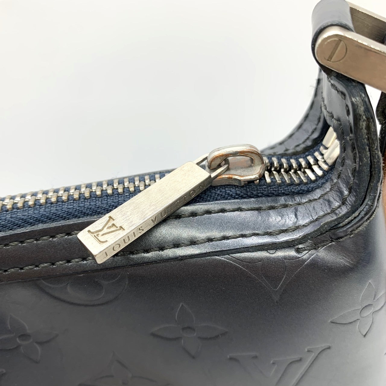 Louis Vuitton Sutter M55165 Shoulder Bag in Grey Monogram Matte