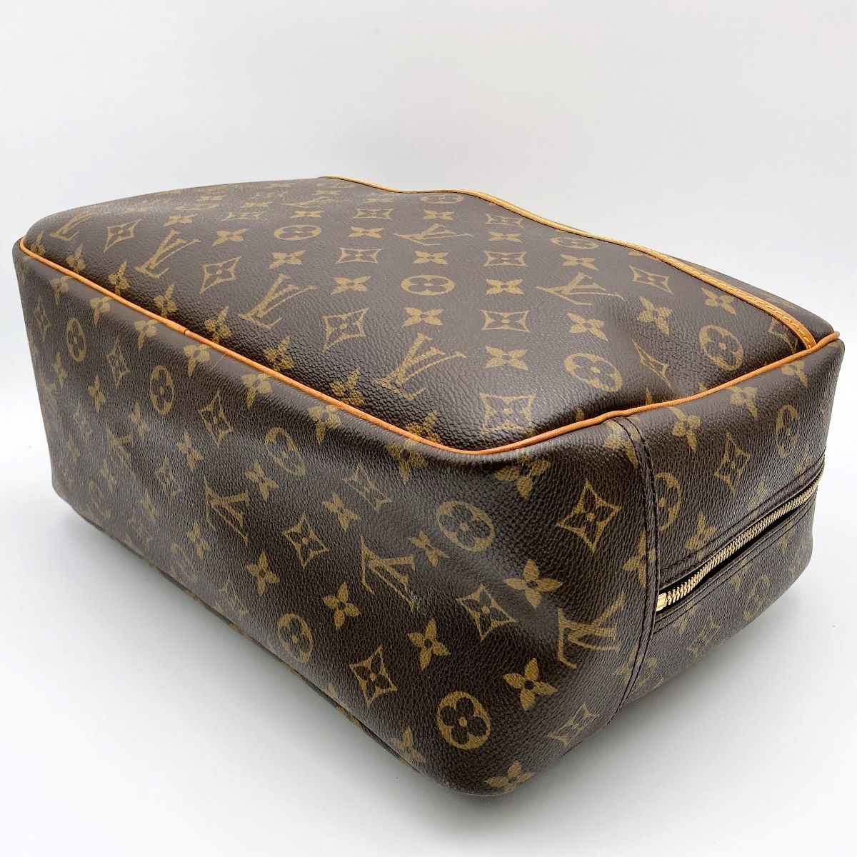 Louis Vuitton M47270 Bowling Vanity (Deauville) Handbag Monogram Brown