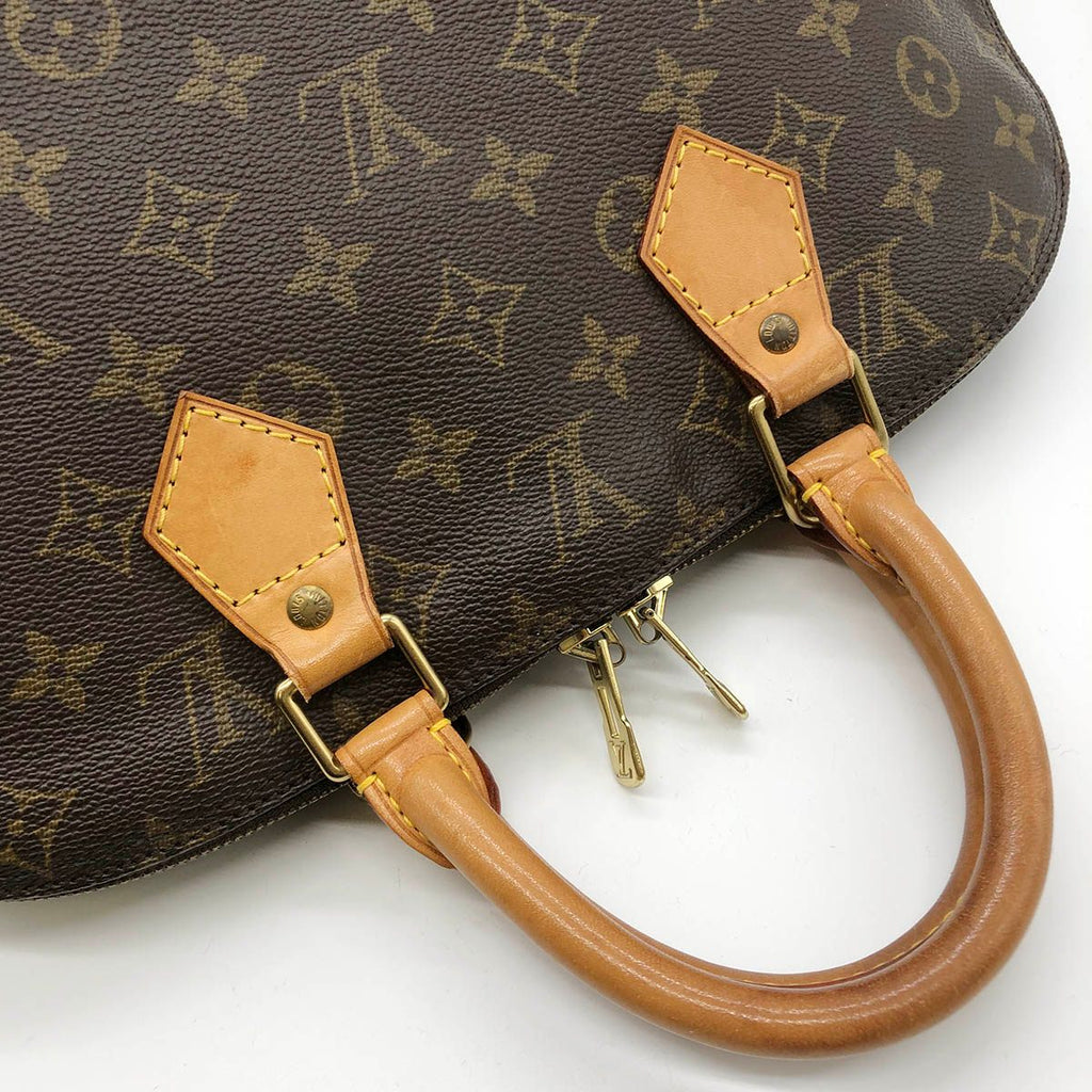 Louis Vuitton M51130 Alma Handbag Monogram Canvas Brown
