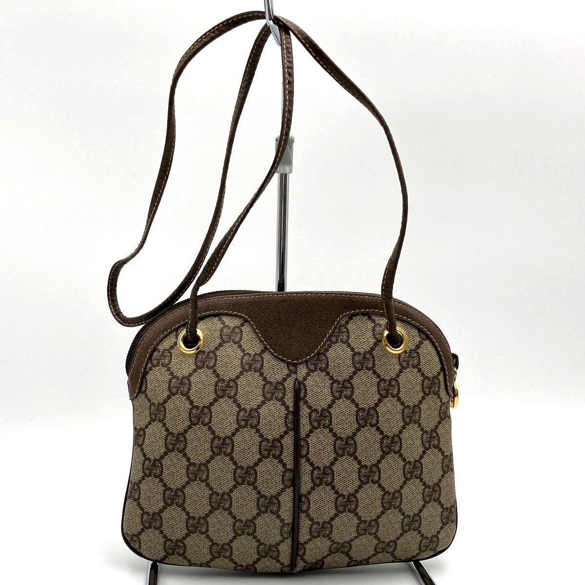 Gucci Old Gucci 004/115 Shoulder Bag GG Supreme Sherry