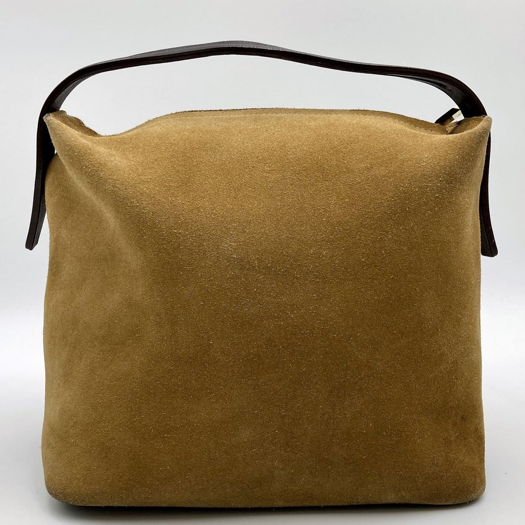 Loewe handbag in beige suede with pouch