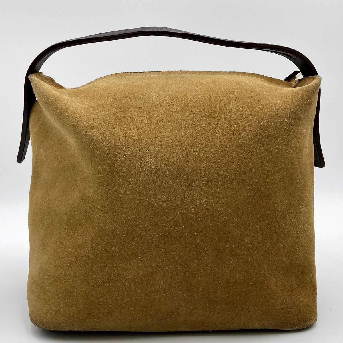 Loewe handbag in beige suede with pouch