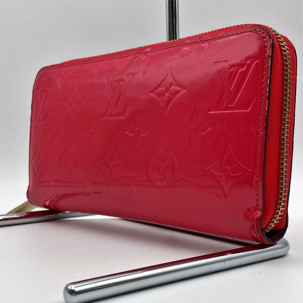 Louis Vuitton M93058 Zippy Wallet Long Wallet Vernis Pink