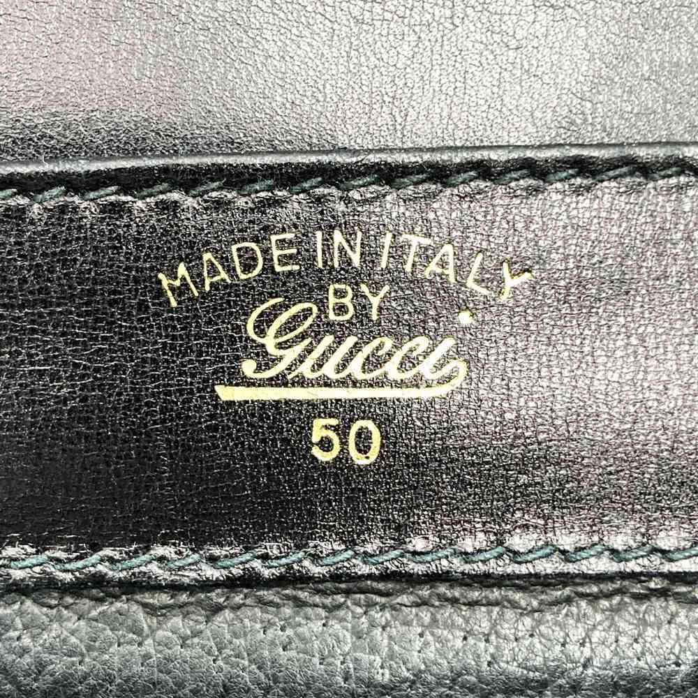 Vintage Gucci Horseshoe Shoulder Bag in Black Suede/Leather. High-End Brand.