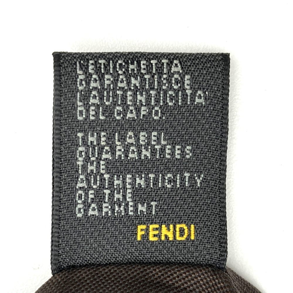 Fendi Zucchino Shoulder Bag, No Gusset, Crossbody Bag, Brown Canvas and Leather
