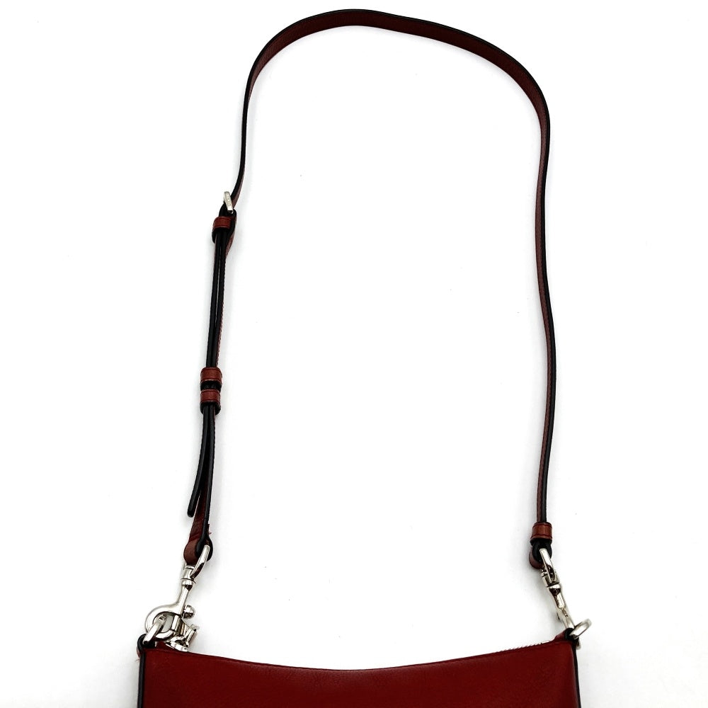 LOEWE Slim Shoulder Bag Heritage Leather Red 061005