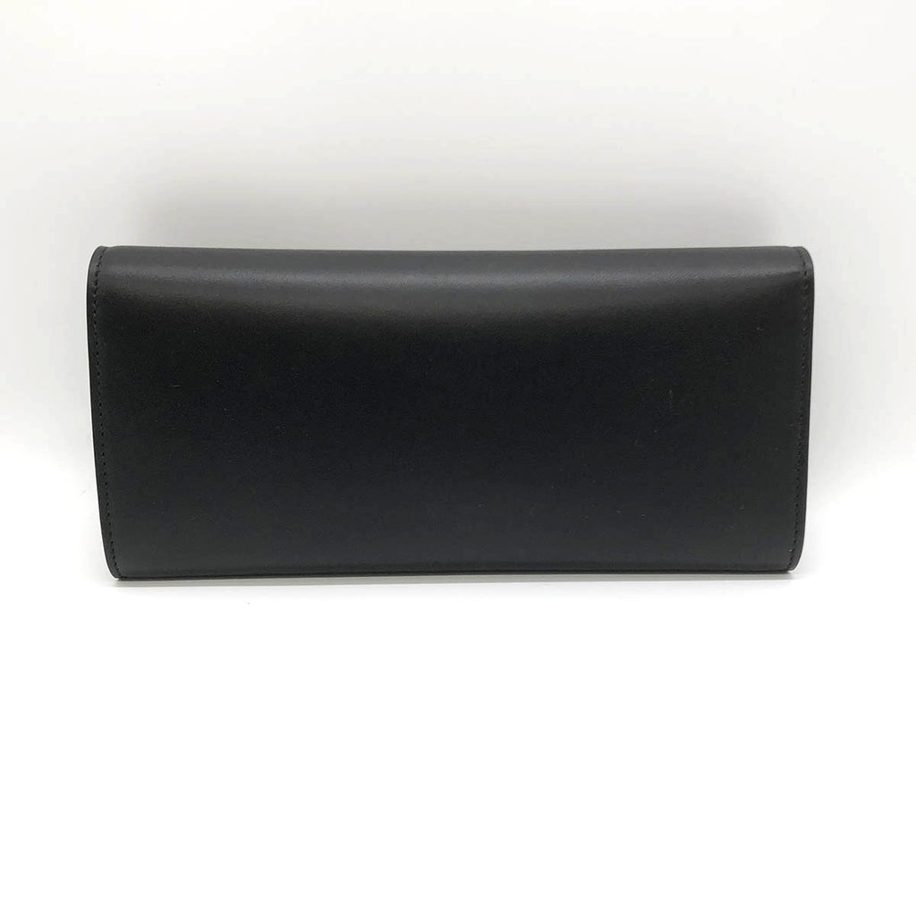 Gucci 576532 Raja Broadway Tiger Leather Clutch Bag in Black and Gold