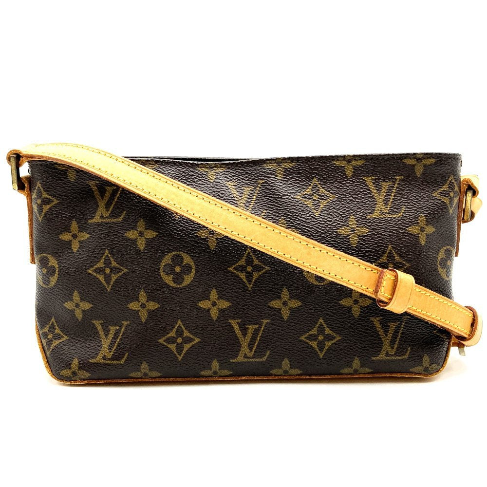 Louis Vuitton Trotter Small Shoulder Bag, Crossbody, Monogram Canvas, Brown, M51240