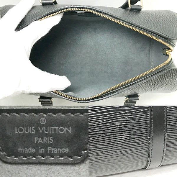 Louis Vuitton M52862 Soufflot Epi Leather Shoulder Bag, Boston Bag, One-Shoulder Bag, Noir/Black