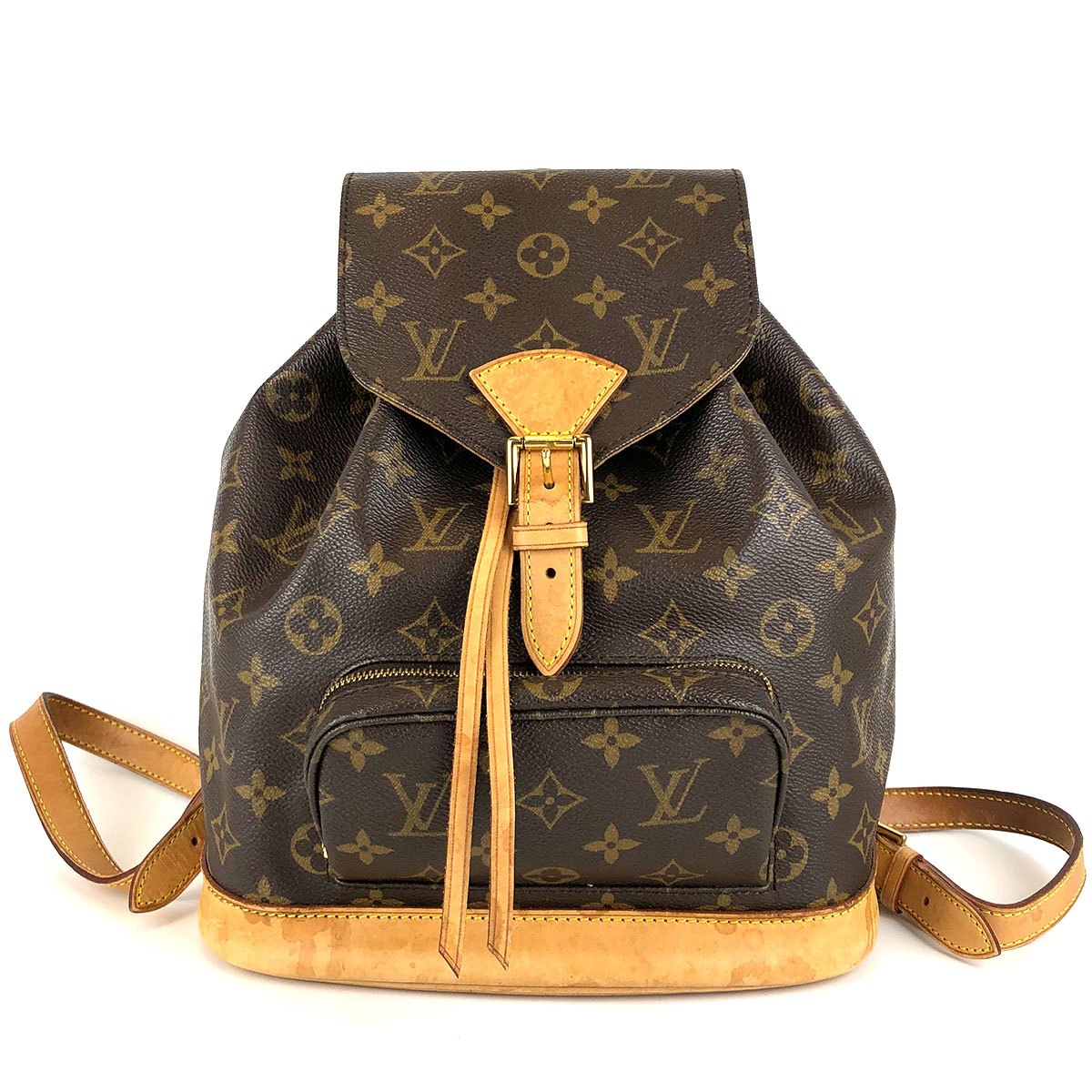 Pre-owned Louis Vuitton M51136/Montsouris MM Monogram Backpack/Daypack