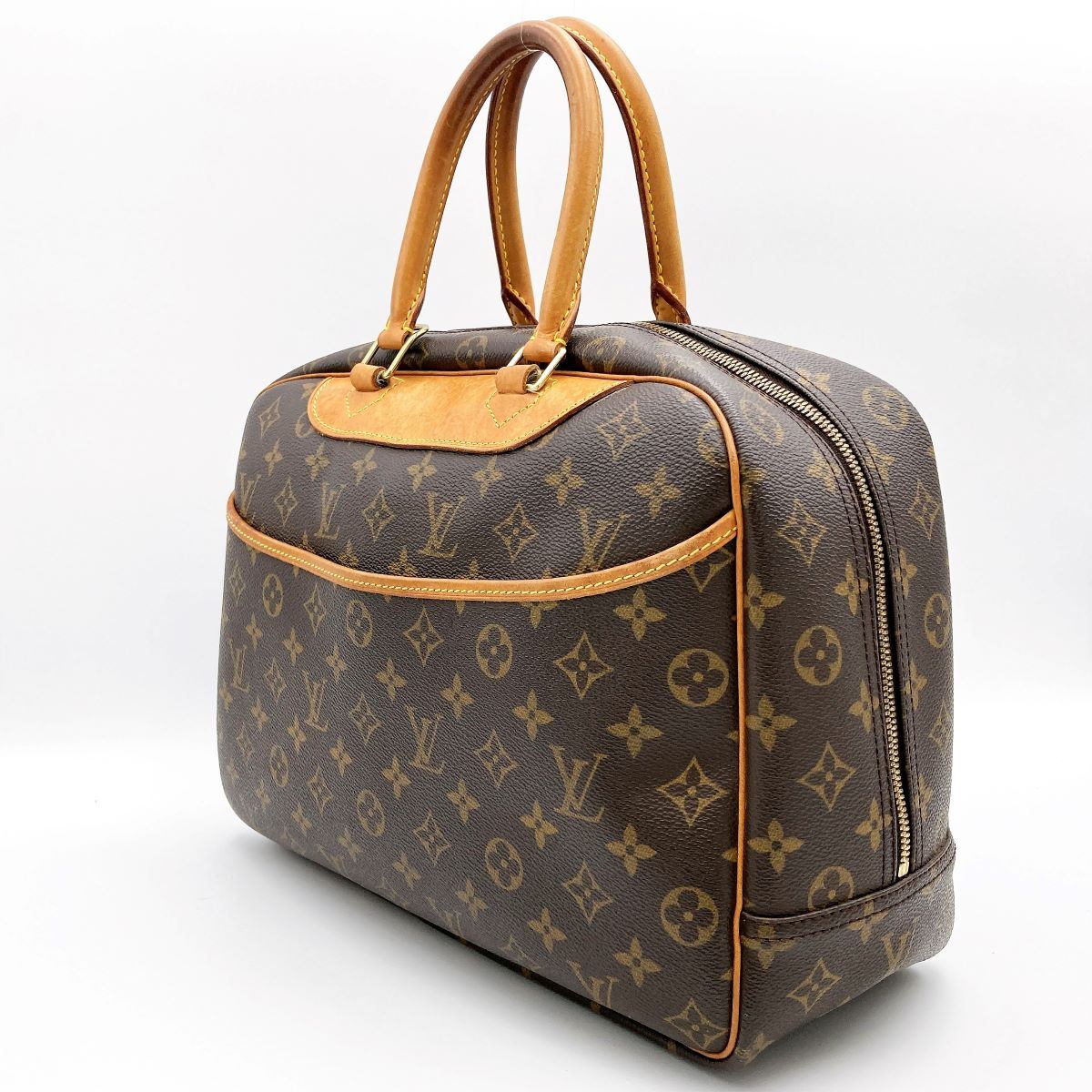Louis Vuitton M47270 Bowling Vanity (Deauville) Handbag Monogram Brown