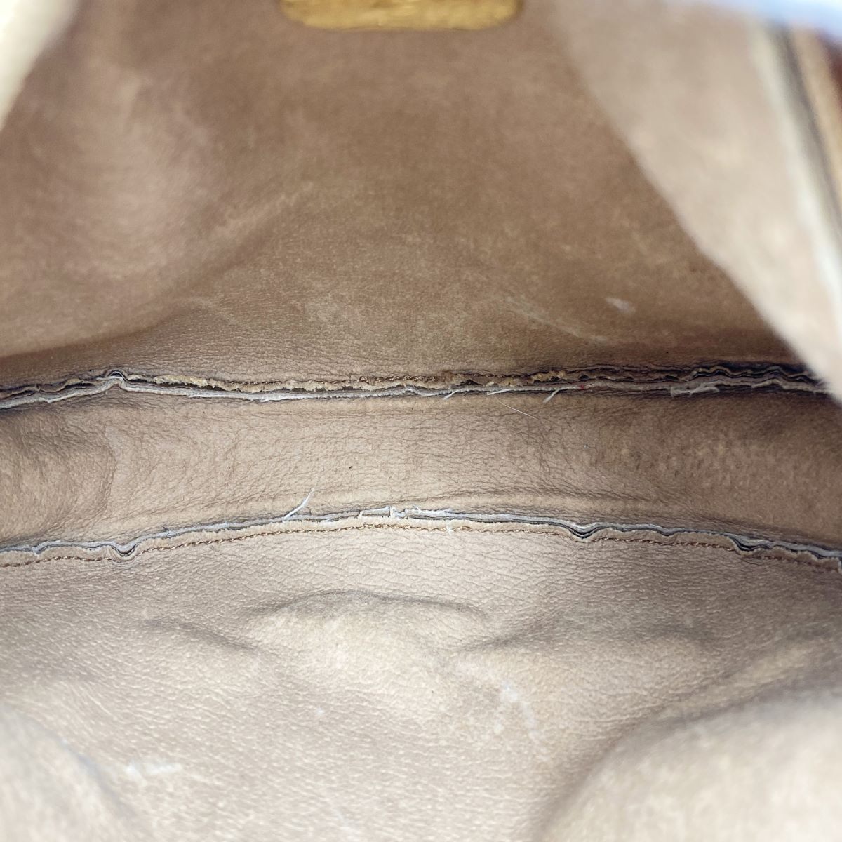 Gucci 007-400 Shoulder Bag, Micro GG PVC, Beige, Old Gucci