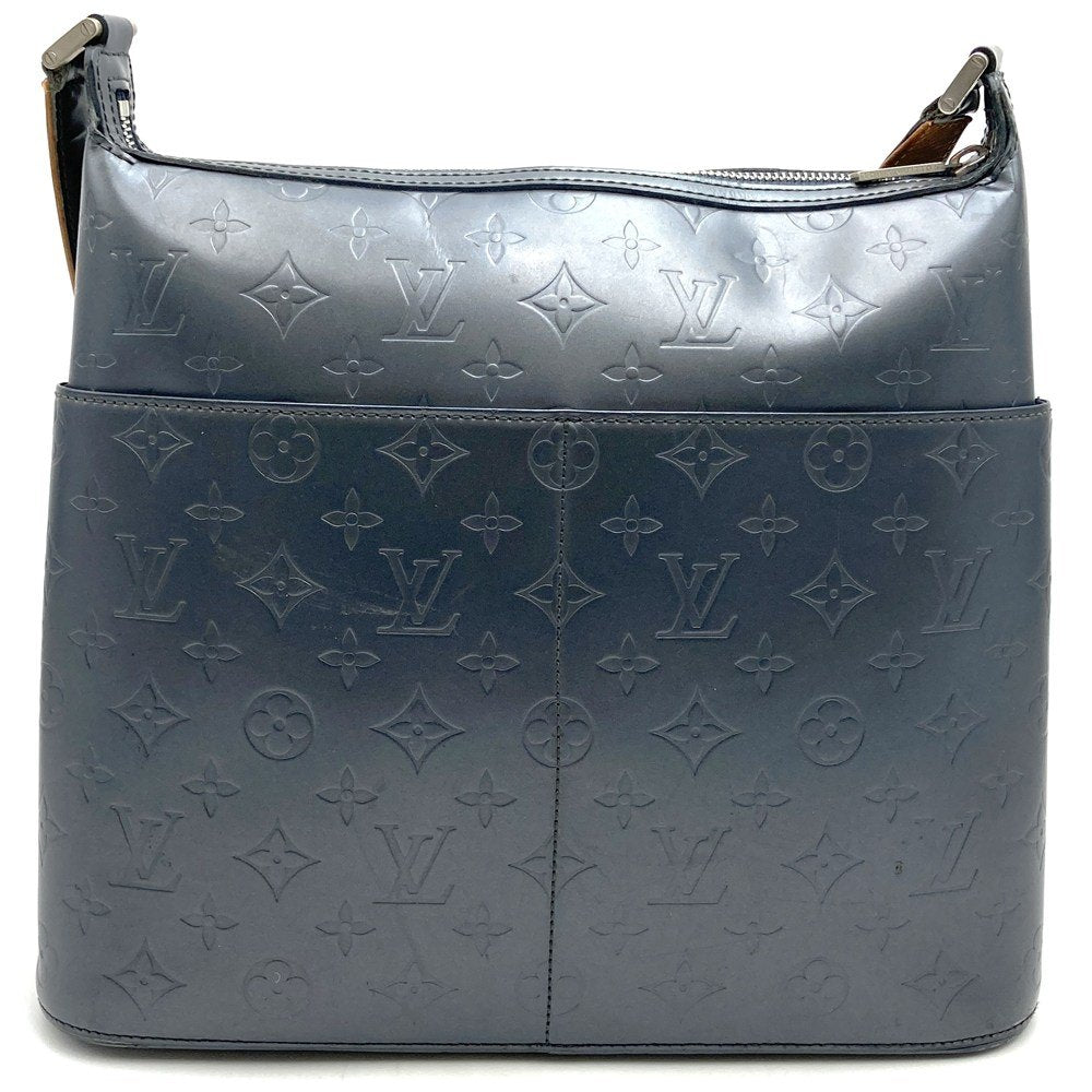 Louis Vuitton Sutter M55165 Shoulder Bag in Grey Monogram Matte