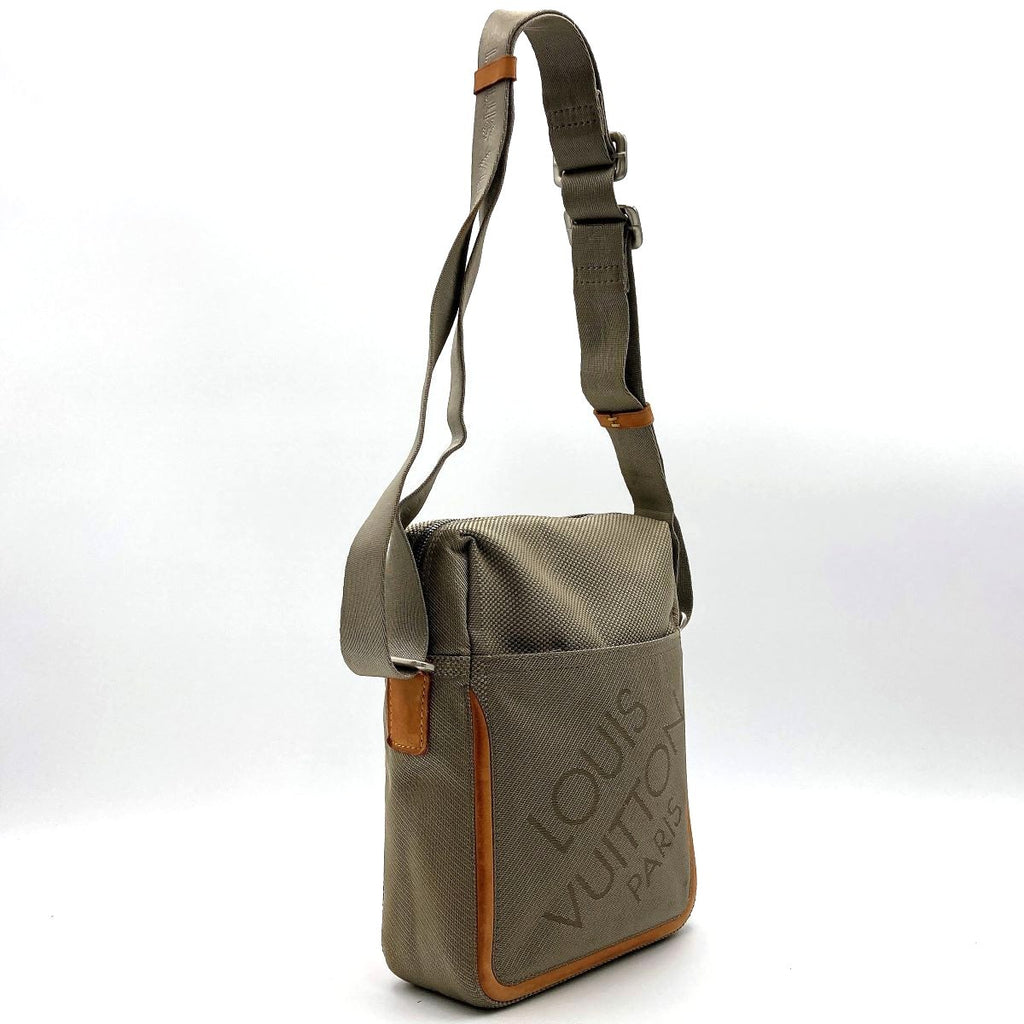 Louis Vuitton M93224 Citadan NM Shoulder Bag, Damier Geant, Crossbody, Nylon, Gray