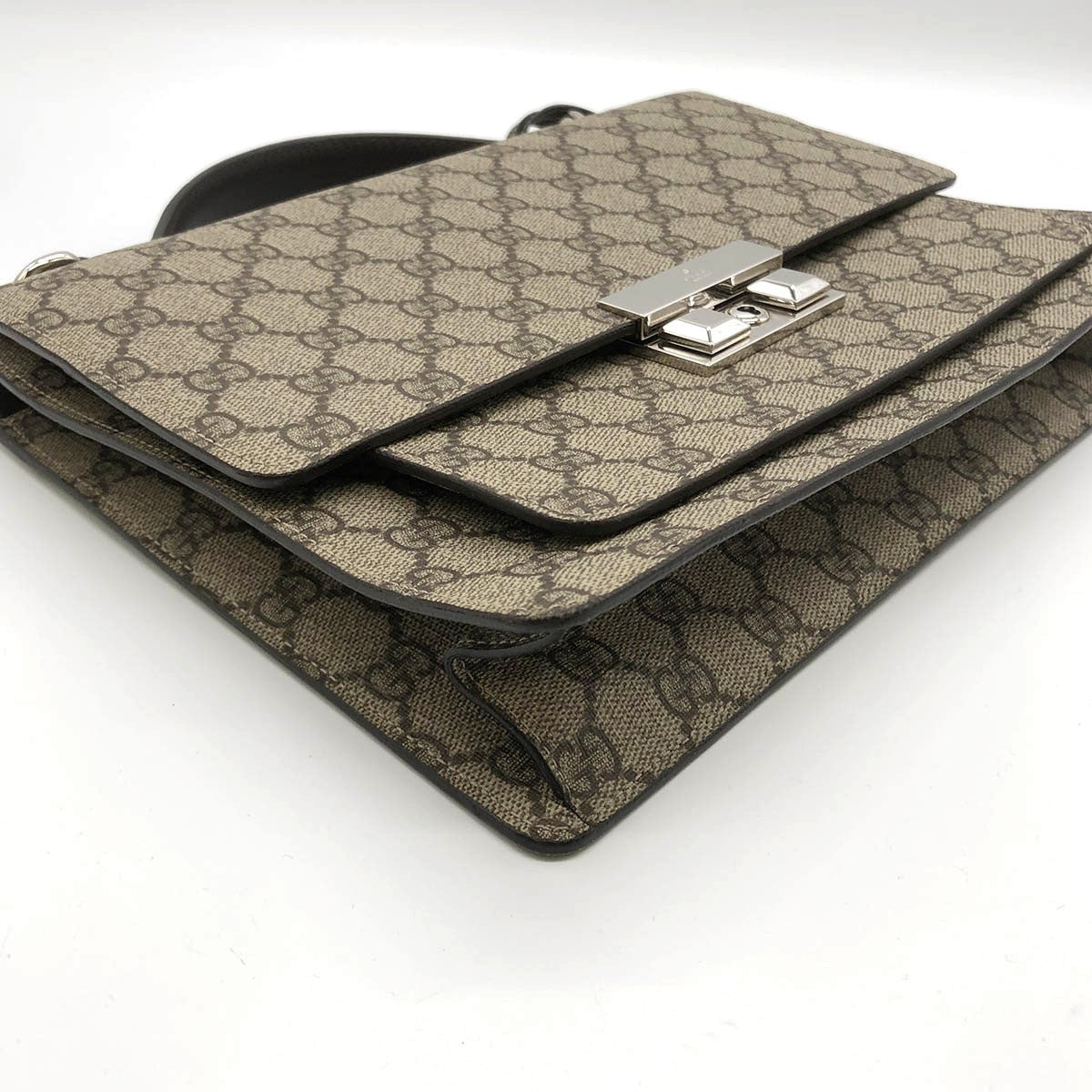 Gucci 223650 Clutch Bag/Handbag GG Supreme Beige