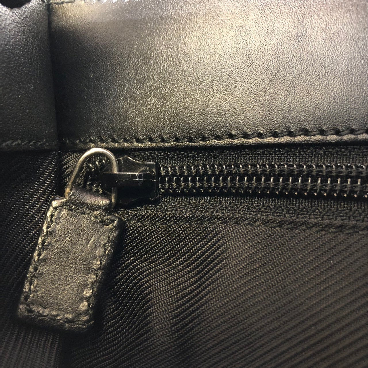 Gucci 27639 Slim Shoulder Bag, Crossbody, Black GG Canvas/Leather