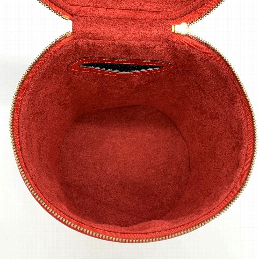 Louis Vuitton Cannes Vanity Bag, Makeup & Cosmetics Handbag, Epi Leather, Red, M48037
