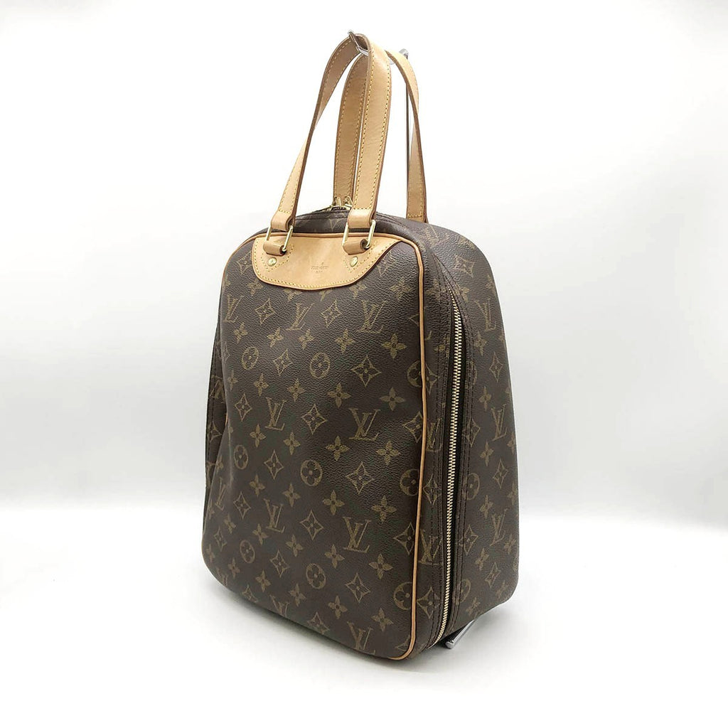 Louis Vuitton M41450 Excursion Shoe Case/Shoe Storage Handbag Monogram Brown