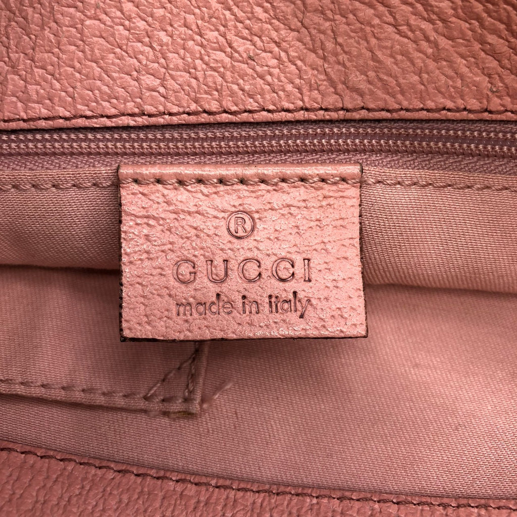 Gucci 120840 Tote Bag in Beige/Pink GG Canvas/Leather