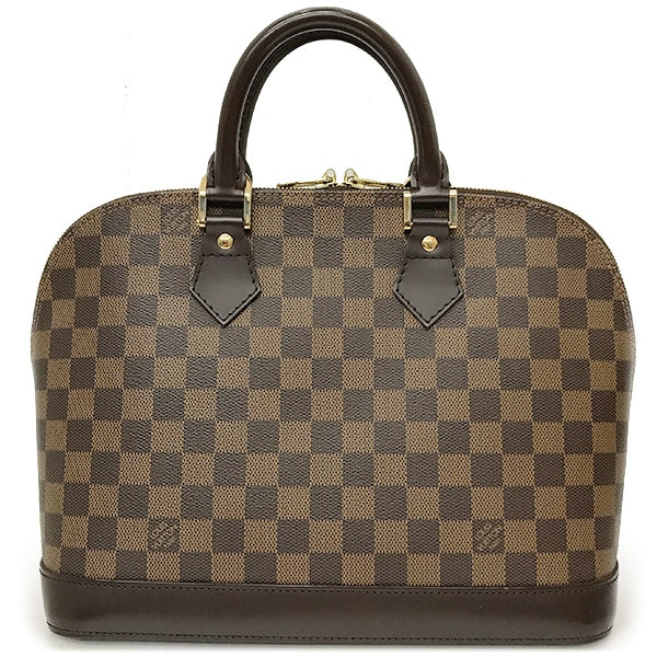 Louis Vuitton N51131/Alma (old) Damier Canvas Handbag Brown Damier LV