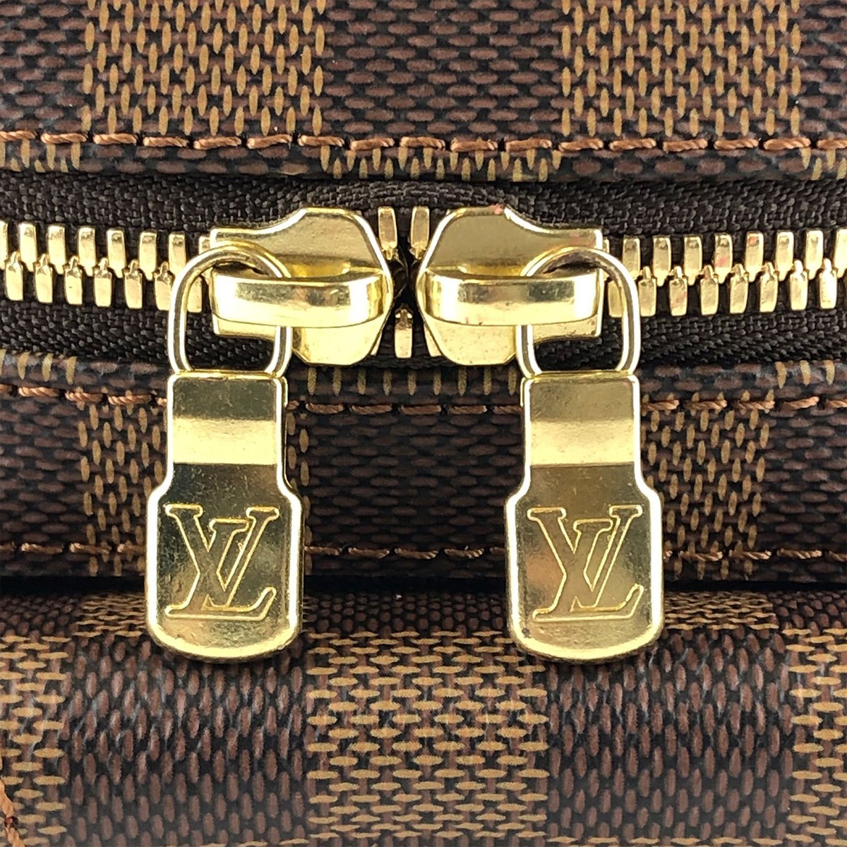 Louis Vuitton N51994 Geronimos Waist Bag, Damier Canvas/Nylon, Brown, Shoulder Bag, Gold Hardware, Unisex