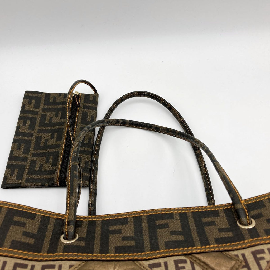 Fendi 2384/8B183 Tote Bag Zucca x Zucchino Brown Beige